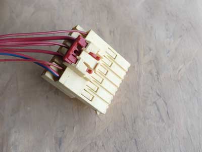 BMW 12 Pole 7 Wire Beige Connector Plug w/ Pigtail 611392482933